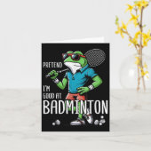 Badminton Frog Shuttle Poona  Kaart (Gele Bloem)