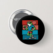 Badminton Frog Shuttle Poona Ronde Button 5,7 Cm (Voorkant /achterkant)