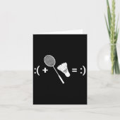 Badminton Game Shuttle Sport Badminton Kaart (Voorkant)