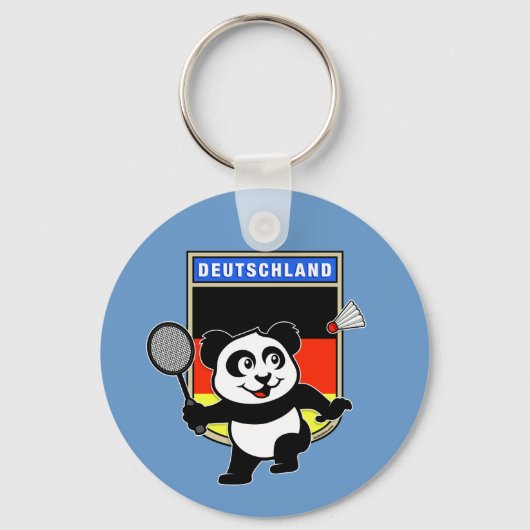 Badminton Germany Panda Sleutelhanger (Voorkant)
