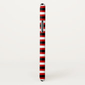 Badminton geschenken, racket en shuttle strepen Case-Mate iPhone case (Achterkant / rechts)