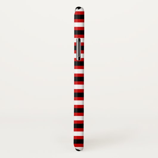 Badminton geschenken, racket en shuttle strepen Case-Mate iPhone case (Achterkant / rechts)