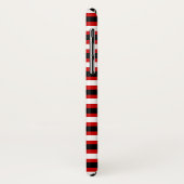 Badminton geschenken, racket en shuttle strepen Case-Mate iPhone case (Achterkant/links)