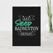 Badminton Gift Kaart (Voorkant)