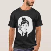 Badminton Girl Shuttle Player For Girls  T-shirt (Voorkant)