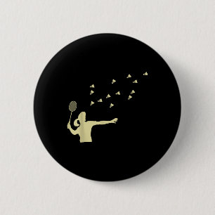 Badminton Girl Shuttle Woman Girl Shuttle Racket Ronde Button 5,7 Cm