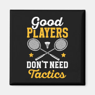 Badminton goede spelers hebben geen Tactics Shuttl Magneet