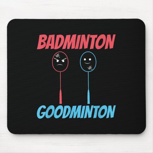 Badminton Goodminton Racket Meme Muismat (Voorkant)