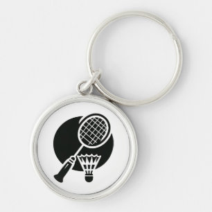 Badminton Grafisch Sleutelhanger