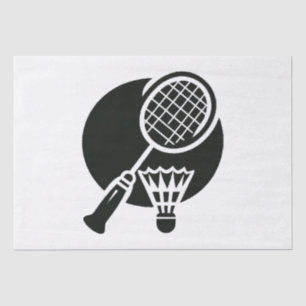Badminton Grafisch Tissuepapier