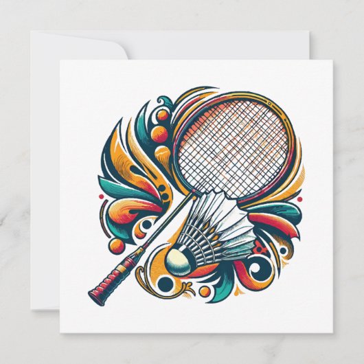 Badminton Graphic (Voorkant)