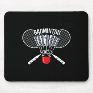 Badminton Graphic Badminton Player Shuttle Sports Muismat