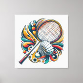 Badminton Graphic Canvas Afdruk (Voorkant)