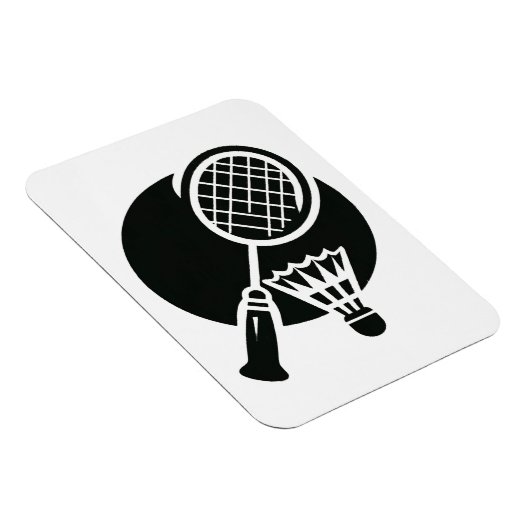 Badminton Graphic Magneet (Rechterzijde)