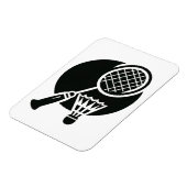 Badminton Graphic Magneet (Linkerzijde)