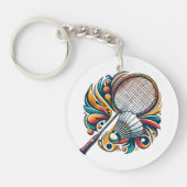 Badminton Graphic Sleutelhanger (Voorkant)