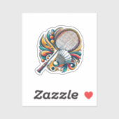 Badminton Graphic Sticker (Vel)