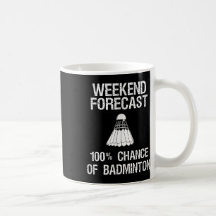 Badminton - Grappige badminton weekendvoorspelling Koffiemok