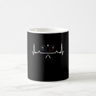 Badminton Heartbeat Gift Koffiemok
