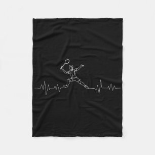 Badminton Heartbeat Shuttle Boys Kinder Jeugd Mann Fleece Deken