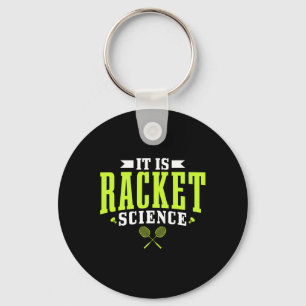 Badminton Het is een rakelet Science Man Vrouwen g Sleutelhanger