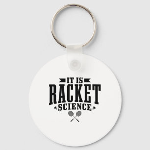 Badminton Het is een rakelet Science Man Vrouwen g Sleutelhanger