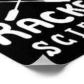 Badminton, het is racketwetenschap poster (Hoek)