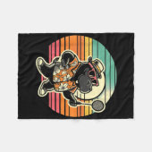 Badminton Hippo Shuttle Fleece Deken (Voorkant (Horizontaal))