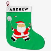Badminton Holiday Gift Grote Kerstsok (Voorkant)