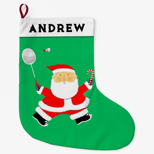 Badminton Holiday Gift Grote Kerstsok (Voorkant)