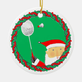 Badminton Holiday Gift Keramisch Ornament