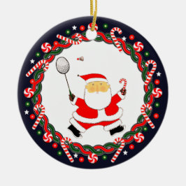Badminton Holiday Gift Keramisch Ornament