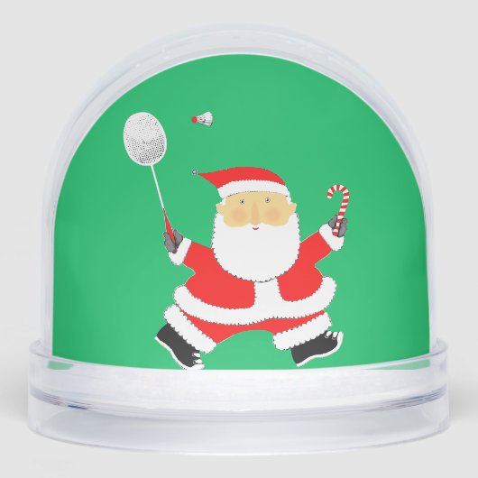 Badminton Holiday Gift Stocking Stuffer Sneeuwbol (Voorkant)