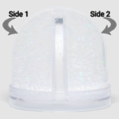 Badminton Holiday Gift Stocking Stuffer Sneeuwbol (Zijkant)