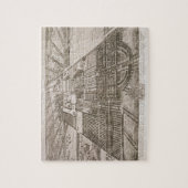 Badminton House in de provincie Gloucester, engra Legpuzzel (Verticaal)