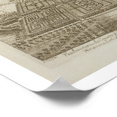 Badminton House in de provincie Gloucester, engra Poster (Hoek)