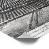 Badminton House in de provincie Gloucester Poster (Hoek)