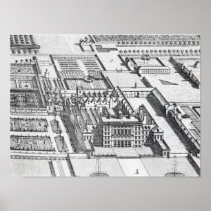 Badminton House in het graafschap Gloucester Poster