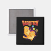 Badminton I Badkitten Cat I Badminton Racket Shutt Magneet (Voorkant / Achterkant)