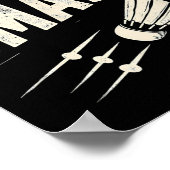 Badminton I Came To Smash Shuttle  Poster (Hoek)