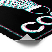 Badminton I Love is een badmintonspeler Poster (Hoek)