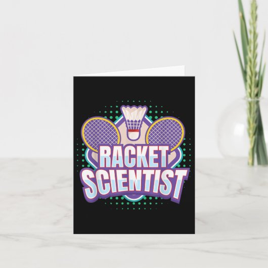 Badminton I Racket Scientist I Badminton Racket SH Kaart (Voorkant)