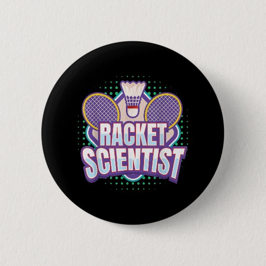 Badminton I Racket Scientist I Badminton Racket SH Ronde Button 5,7 Cm (Voorkant)