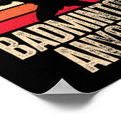 Badminton Iedereen Badminton Liefhebber Poster (Hoek)