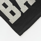 Badminton ik stop de slecht in badminton shuttle fleece deken (Hoek)