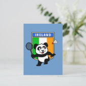 Badminton Ireland Panda Briefkaart (Staand voorkant)