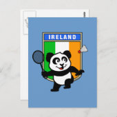 Badminton Ireland Panda Briefkaart (Voorkant / Achterkant)