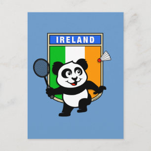 Badminton Ireland Panda Briefkaart