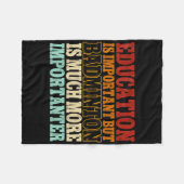 Badminton is een veel belangrijkere shuttle fleece deken (Voorkant (Horizontaal))