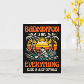 Badminton is het leven, al het andere is slechts d kaart (Gele Bloem)